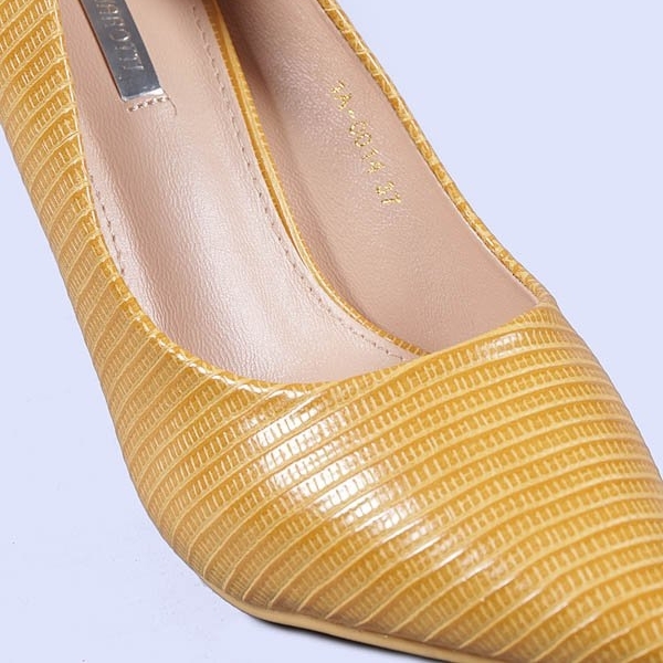 Minerva sárga női cipő, 3 - Kalapod.hu